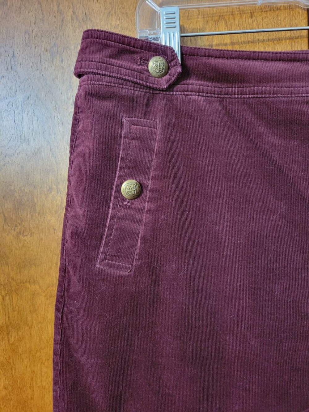 Talbots Fine-Wale Corduroy Mini Skirt - Size 12 - Picture 2 of 7
